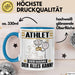 Athlet Tasse Geschenk für Athlet Der Mann Der Alles Kann Geschenkidee zum Geburtstag Blau Trendation