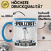 Polizist Tasse Geschenk für Polizist Der Mann Der Alles Kann Geschenkidee zum Geburtstag Blau Trendation
