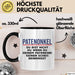 Patenonkel Tasse Geschenk Du Bist Nicht Du Geschenkidee Patenkind Taufe Schwarz Trendation