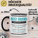 Tasse Geschenk Best Friend Definition Lustiger Spruch Becher Schwarz Trendation