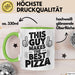 Pizzabäcker Tasse Geschenk Macht die beste Pizza Koch Spruch Grün Trendation