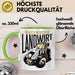 Angehender Landwirt Geschenk Tasse Jungs Bauern Jungen Geschenkidee Kakao-Becher Grün Trendation
