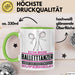Balletttänzer Geschenk Tasse Ich Bin Balletttänzer Aber Sag Doch Einfach Superheld Lustige Geschenkdiee für Balletttänzer Kaffee-Becher Grün Trendation