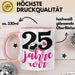Silberhochzeit 25 Jahre Tasse Geschenk Hochzeitstag Wir Silberhochzeit Spruch Rosa Trendation