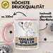 Squash-Spieler Geschenk Tasse Ich Bin Squash-Spieler Aber Sag Doch Einfach Superheld Lustige Geschenkdiee für Squash-Spieler Kaffee-Becher Rosa Trendation
