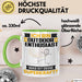Outdoor-Enthusiast Tasse Geschenk für Outdoor-Enthusiast Geburtstag Lustiger Spruch Kaffee-Becher Was Ist Deine Superkraft Grün Trendation