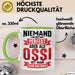 Ossi Tasse Geschenk Niemand Ist Perfekt Aber Als Ossi Ist Man Nah Dran Ostdeutschland Grün Trendation