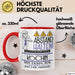 Köchin Tasse Geschenk Lustig Abstand Halten Hochleistungs-Köchin Mit Drang Zur Perfektion Bei Der Arbeit Rot Trendation