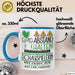 Schauspielerin Tasse Geschenk Lustig Abstand Halten Hochleistungs-Schauspielerin Mit Drang Zur Perfektion Bei Der Arbeit Blau Trendation