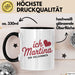 Martina Tasse Geschenk Ich Bin Vollkommen Martina Geschenkidee Geburtstag Schwarz Trendation
