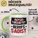 Physiotherapeut Physiotherapie Tasse Geschenk Lustige Geschenkidee Spruch Physiotherapeut Berufs Sadist Grün Trendation