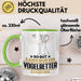Vogelretter Geschenk Tasse So Gut Kann Nur Ein Vogelretter Aussehen Geschenkidee Kaffee-Becher Grün Trendation