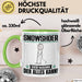 Snowshoer Tasse Geschenk für Snowshoer Der Mann Der Alles Kann Geschenkidee zum Geburtstag Grün Trendation