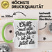 Petra-Marie Tasse Geschenk Chillt Mal Alle Petra-Marie Ist Ja Jetzt Da Geschenkidee Becher mit Name Grün Trendation