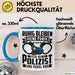 Polizist Tasse Geschenk Ruhig Bleiben Ich Bin Polizist Und Regel Das Geschenkidee Polizei Blau Trendation