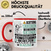 Tonstudio-Besitzer Geschenk Tasse Lustiger Spruch Erheben Sie Sich Der Tonstudio-Besitzer Betritt den Raum Rot Trendation