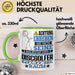 Discgolfer Geschenk Tasse Lustiger Spruch Erheben Sie Sich Der Discgolfer Betritt den Raum Grün Trendation