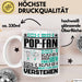 Pop-Fan Geschenk Tasse Lustige Geschenkdiee für einen Pop-Fan Geburtstag Ich Bin Pop-Fan Ich Kann Es Dir Erklären Aber Nicht Für Dich Verstehen Weiß Trendation