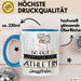 Athletin Geschenk Tasse So Gut Kann Nur Eine Athletin Aussehen Geschenkidee Geburtstag Weihnachten Lustig Blau Trendation