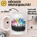 Festivalgänger Tasse Geschenkidee für Live Musik Süchtige Weiß Trendation
