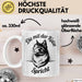 Katzenliebhaber Tasse Geschenk Spricht mit Katzen Katzenfan Weiß Trendation