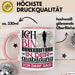 Bankkauffrau Ausbildung Start Geschenk Tasse Ich Bin Bankkauffrau In Der Ausbildung Ich Darf Das Kaffee-Becher Geschenkidee Rosa Trendation