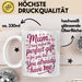 Mama Tasse Geschenk Mom I Tried Perfect Gift You Have Me Geschenkidee Muttertag Weiß Trendation
