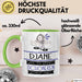 DJane Weil Es Keinen Schöneren Beruf Gibt Tasse Geschenk für Eine DJane Lustig Grün Trendation