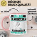 Tierforscher Tasse Geschenk für Tierforscher Geburtstag Lustiger Spruch Kaffee-Becher Was Ist Deine Superkraft Rosa Trendation