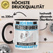 Kletterführer Tasse Geschenk für Kletterführer Geburtstag Lustiger Spruch Kaffee-Becher Was Ist Deine Superkraft Schwarz Trendation