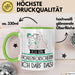 Geschenk für Höhlenforscherin Tasse Lustige Geschenkidee Geburtstag Ich Bin Höhlenforscherin Ich Darf Das Grün Trendation