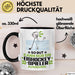 Eishockeyspieler Geschenk Tasse So Gut Kann Nur Ein Eishockeyspieler Aussehen Geschenkidee Kaffee-Becher Schwarz Trendation
