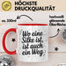 Silke Tasse Geschenk Wo Eine Silke Ist Ist Auch Ein Weg Geschenkidee Becher mit Name Rot Trendation