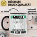 Model Tasse Geschenk für Model Der Mann Der Alles Kann Geschenkidee zum Geburtstag Schwarz Trendation