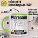 Professor Tasse Geschenk für Professor Der Mann Der Alles Kann Geschenkidee zum Geburtstag Grün Trendation