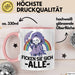 Lustige Tasse Kollegen F Sie Sich Alle Sensenmann Humor Sarkasmus Geschenkidee Kollegin Frauen Rosa Trendation