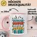 Ostern Tasse Geschenk Tausche Bruder gegen Ostereier Geschenkidee Lustig Rosa Trendation
