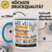 Jazz-Musikerin Tasse Geschenk Spruch Wer Will Schon Prinzessin Sein Wenn Man Auch Jazz-Musikerin Sein Kann Blau Trendation