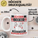 Boxer Tasse Geschenk für Boxer Geburtstag Lustiger Spruch Kaffee-Becher Was Ist Deine Superkraft Weiß Trendation