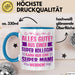 Büroarbeit Kollege Tasse Geschenk Lustige Geschenkidee Spruch Alles Gute Aus Einer Super Kollegin Kann Nur Eine Super Mami Werden Blau Trendation