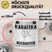 Karateka Tasse Geschenk für Karateka Geburtstag Lustiger Spruch Kaffee-Becher Was Ist Deine Superkraft Rosa Trendation