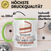 Kuchen-Liebhaber Tasse Geschenk Ich Kann Kuchen Verschwinden Lassen Was Ist Deine Superkraft Grün Trendation
