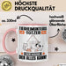 Tierheimunterstützer Tasse Geschenk für Tierheimunterstützer Der Mann Der Alles Kann Geschenkidee zum Geburtstag Rosa Trendation