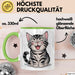 Katzen Tierliebhaber Tasse Geschenk Lustige Geschenkidee Spruch Grün Trendation