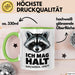 Waschbär Tierliebhaber Tasse Geschenk Lustige Geschenkidee Spruch Ich Mag Halt Waschbären Ok Grün Trendation