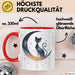 Katzenliebhaber Tasse Geschenkidee Katzenfan Lustiger Spruch Geschenkidee Lustig Rot Trendation