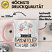 Geschenk für Bandmitglied Tasse Lustige Geschenkidee Geburtstag Ich Bin Bandmitglied Ich Darf Das Rosa Trendation