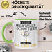 Musikwissenschaftlerin Tasse Geschenk Ich Bin Musikwissenschaftlerin Warum Weil Ich Es Kann Geschenkidee Geburtstag Grün Trendation
