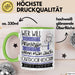 Outdoor-Köchin Tasse Geschenk Spruch Wer Will Schon Prinzessin Sein Wenn Man Auch Outdoor-Köchin Sein Kann Grün Trendation