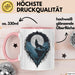 Wolf Tierliebhaber Tasse Geschenkidee für Wildtier Fans Rosa Trendation